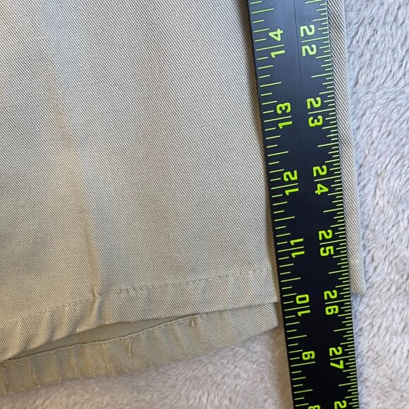 Dockers Men's Khaki Chino Pants Men's Size 35x26 Pleated Front Cotton Beige - Picture 5 of 13